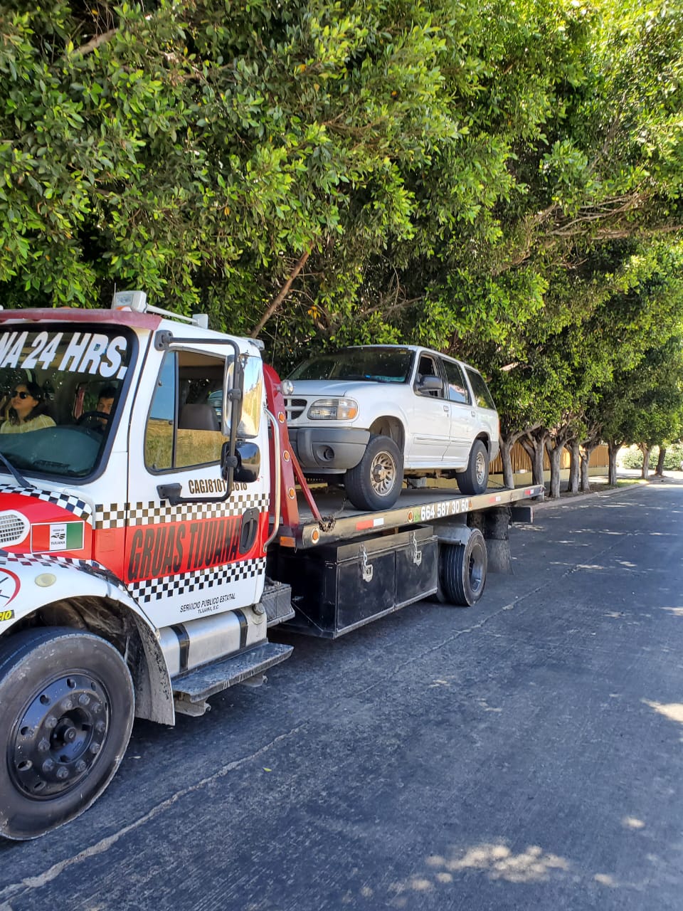 arrastre de auto Estados Unidos